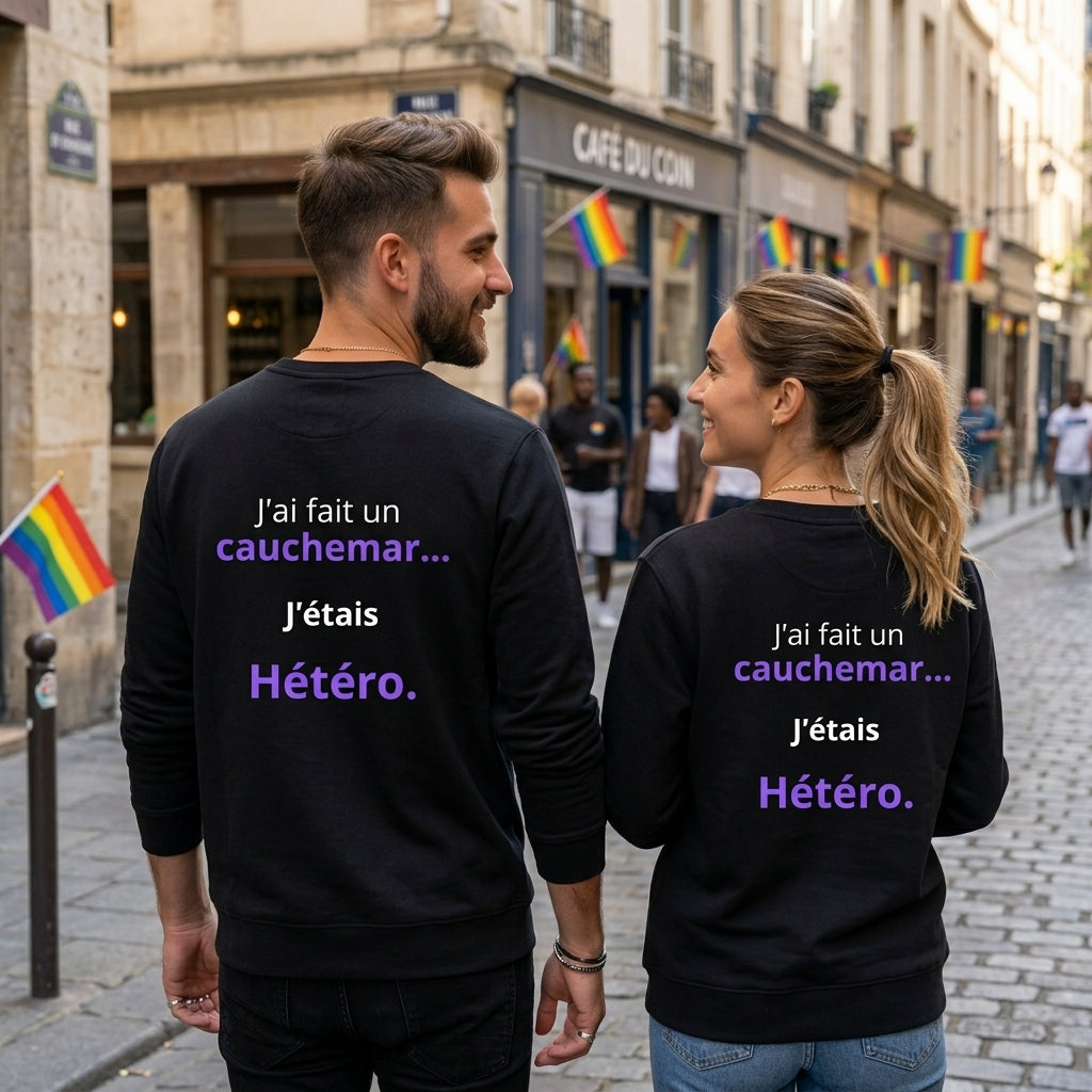 Sweat-shirt j'étais hétéro